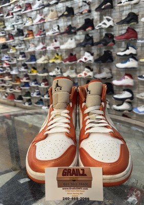 Air Jordan 1 Mid SE Electro Orange Size 10 Black White DM3531-800-image