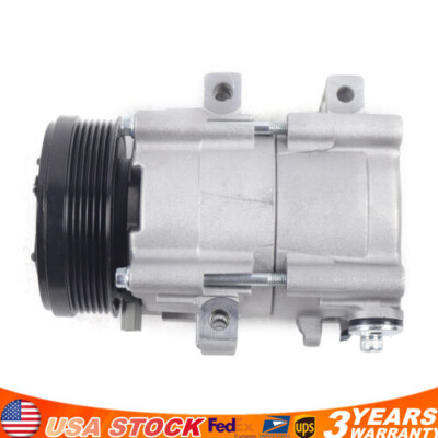 A/C Compressor For 2005-2006 Ford F-150 4.6L Air Conditioner Compressor +Clutch-image