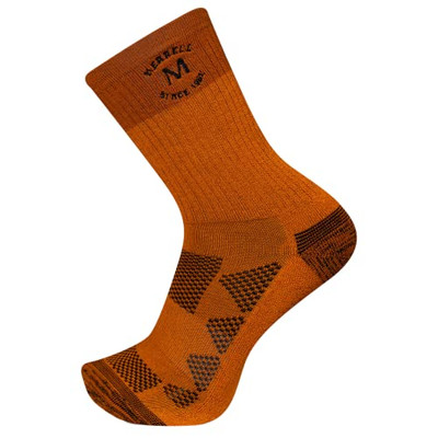  Men's and Women's MOAB Hiking Mid Cushion Socks - Small-Medium Crew - Orange-image