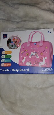 hahaland Busy Board - Montessori Toys for 3 Year Old + Girl -image