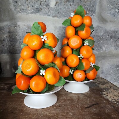 Mandarin Orange Tower Table Centerpieces Trees 10