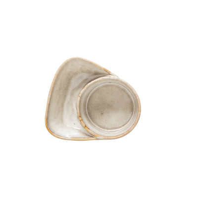 Creative Co-op Cream Stoneware Cracker & Soup Bowl Novelty Decor-image
