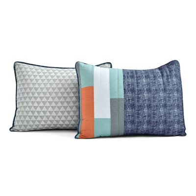 Lush Decor Shelly Stripe Quilt Set-image