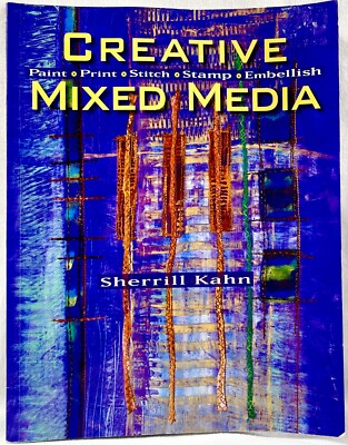 2010 Creative Mixed Media Book Paint Print Stitch Stamp Embellish SC 14724-image