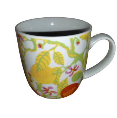 Now Designs Lemon and Orange Retro Mid Century Style Ceramic Coffee Mug Cup 3.5