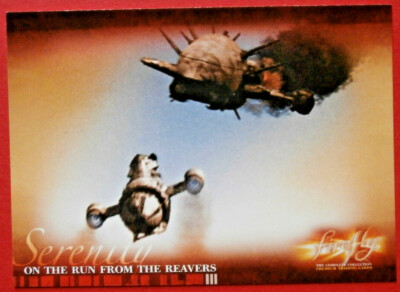 Joss Whedon's FIREFLY - Card #15 - ON THE RUN FROM THE REAVERS - Inkworks 2006-image