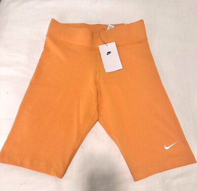 Women's Nike CZ8526 Tight Fit Mid Rise Short Length Biker Shorts Size S-image