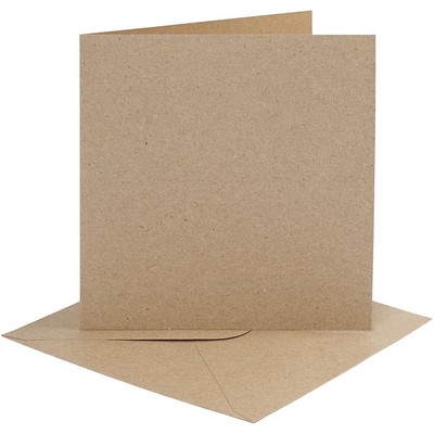 Creativ Company - Kaarten en Enveloppen Naturel 4st. NEW-image