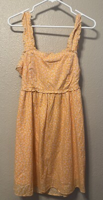Love & Piece Orange Dress Size M. New Without Tags!-image