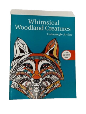 Whimsical Woodland Creatures: Coloring for Artists (Creative Stress  - New-image