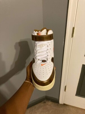  Air Force 1 Mid QS 'Ale Brown'    Nike mid shoes men 8.5 -image