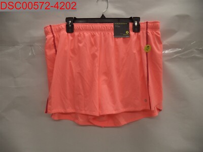 NWT - Xersion Women's Maui Coral Lined Mid-Rise Shorts, Size XL 8400480040909-image