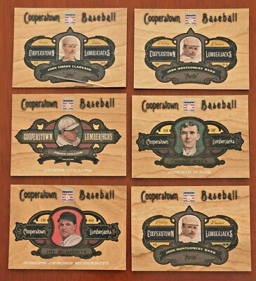 2013 Panini Cooperstown Lumberjacks Insert Cards - You Pick - FREE SHIP-image