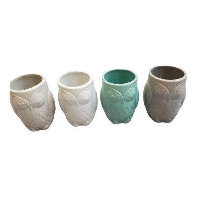 Creative 3D Ceramic Owl Vases 5