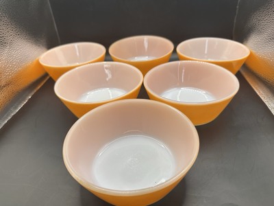 VTG Federal Glass Orange 5” Cereal Chili Bowl – Mid-Century Modern Kitchenware-image