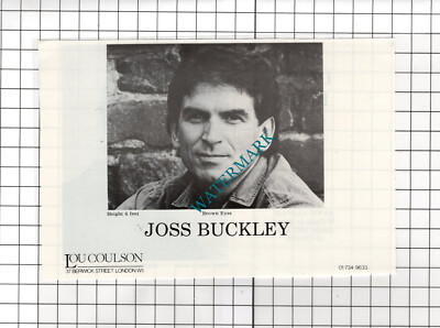 Joss Buckley Actor / David Buck Actor - 1986 Advert-image
