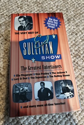 The Very Best of The Ed Sullivan Show - Volume 1 & 2 (VHS,B&W) NEW! SEALED!-image