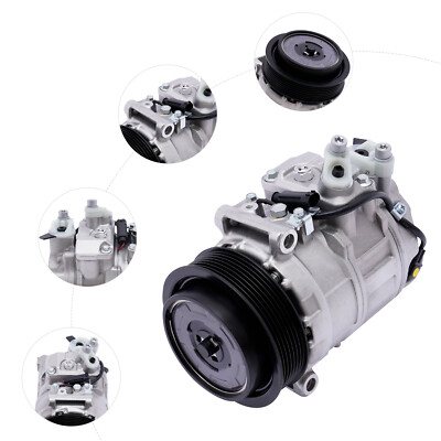 A/C Compressor For 2003 2004 2005 Mercedes - Benz C230 1.8L AC + Clutch Assembly-image