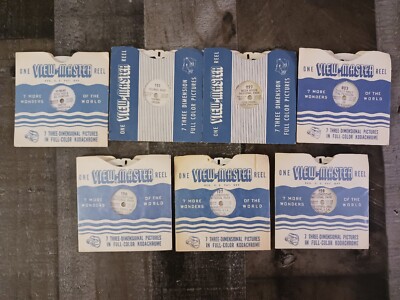 126,127,128,227 Mesa Verde Colorado Cliff Dwellings View-master Reel (lot of 7)-image