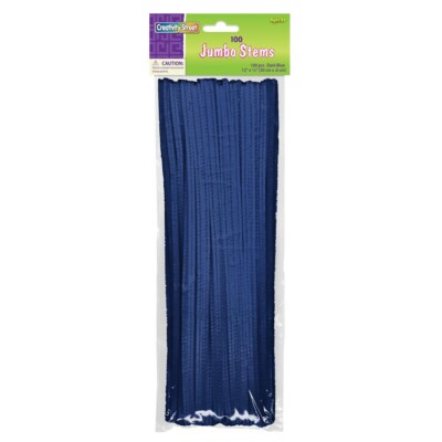 Creativity Street Jumbo Stems 100-Count Package Dark Blue-image