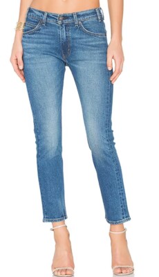 women's levis 505 cropped orange tag size 26-image