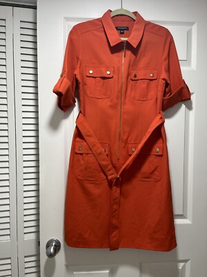 Casual Orange dress-image