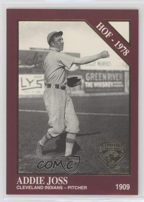 1994 The Sporting News Conlon Collection Burgundy Addie Joss #1016 HOF-image