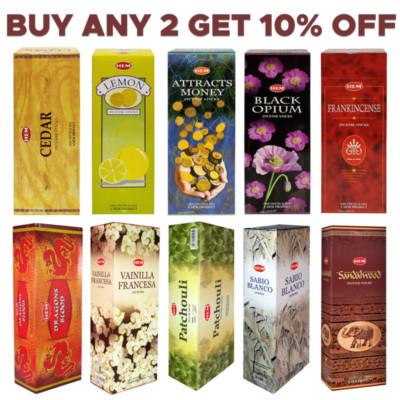 HEM Incense Sticks Genuine Insence Joss Mix Match Fragrance Scent 6 Pack-image