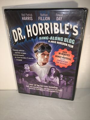 Dr. Horrible's Sing-Along Blog DVD Joss Whedon Neil Patrick Harris Fillion Day-image