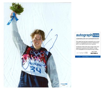 Joss Christensen AUTOGRAPH Signed Freestyle Slopestyle Skiing 8x10 Photo ACOA-image