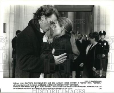 1997 Press Photo Matthew McConaughey and Jodie Foster star in 