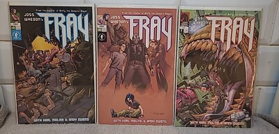 Joss Whedon - Fray - Dark Horse Comic - Issues No 3 5 & 7 - Bagged & Boarded-image