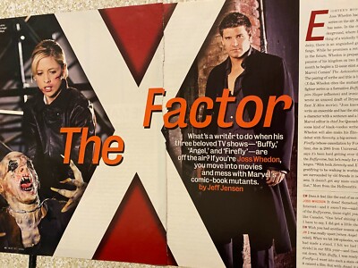 Joss Whedon, Firefly, Buffy the Vampire Slayer, Two Page Clipping-image