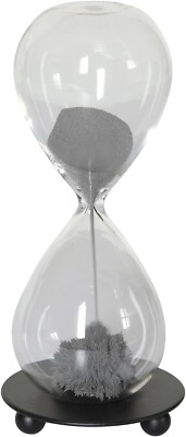 Creative Co-Op Glass Magnetic Hourglass - Kitchen Timer-image