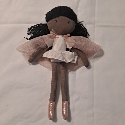 Creative Co-Op Linen/Cotton Plush‎ Superhero Doll Girl Power 12
