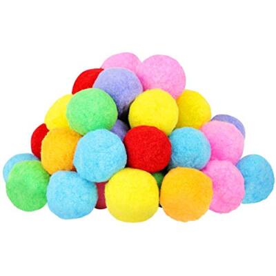 Very Large Assorted Pom Poms for DIY Creative Crafts Decorations, Assorted Co...-image