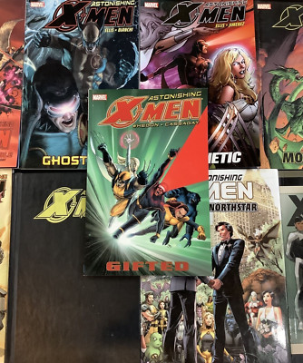 ASTONISHING X-MEN  VOL 1 - 10 12 COMIC BOOK TPB HC LOT JOSS WHEDON JOHN CASSADAY-image