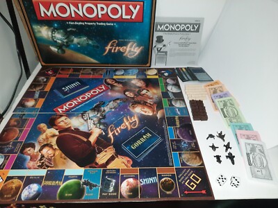 Firefly Monopoly Board Game Joss Whedon 2015 Edition 100% Complete See Pics -image