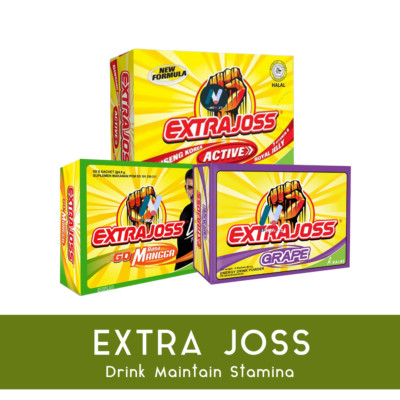 3Box Extra Joss (Active Mango Grape) Herb Gingseng Energy Drink Maintain Stamina-image