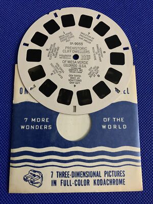 Single view-master Reel SP-9055 Prehistoric Cliff Dwellers of Mesa Verde CO-image