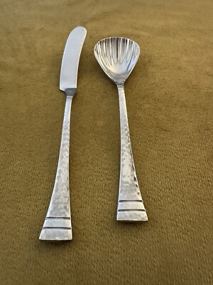Master Knife + Sugar Spoon Mesa International SIERRA Stainless MIJ2 Hammered-image