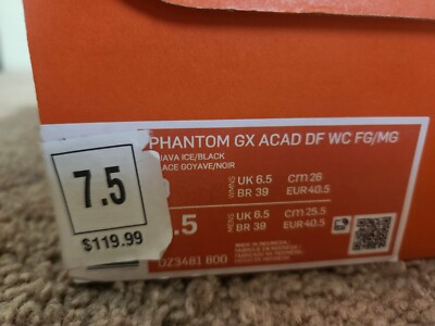 Nike Phantom GX ACAD Academy DF WC FG/MG  DZ3481-800 7.5 Men-image
