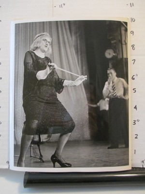 CBS TV show photo 1950s TOAST OF TOWN Ed Sullivan drag man in dress-image
