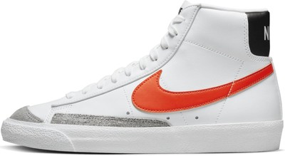 Size 12 - Nike Blazer '77 Vintage Mid White Safety Orange-image
