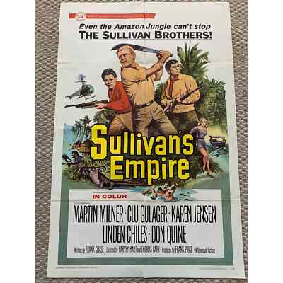 Sullivan’s Empire 1967, Original Vintage One Sheet Movie Poster -image
