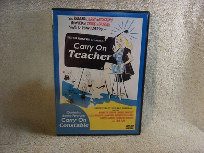 Carry on Teacher / Carry on Constable (DVD, 1959, Anchor Bay) **GEM MINT**-image