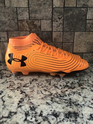 Sz 11.5 Under Armour Mens Magnetico Control Pro Mid Hybrid Sg Orange 3022925-800-image