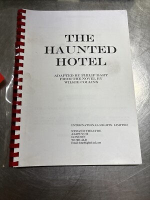Original Script For The Haunted Hotel Play Joss Ackland Ref#MS-image