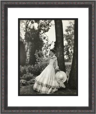 Maureen O'Sullivan Black & White Print Newly Custom Framed -image