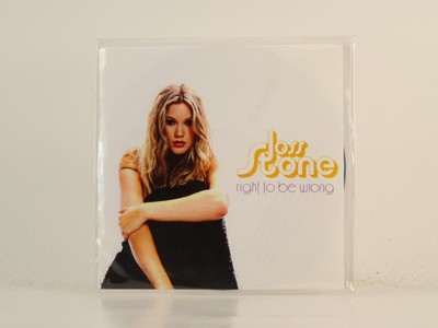 JOSS STONE RIGHT TO BE WRONG (H1) 1 Track Promo CD Single Picture Sleeve RELENTL-image